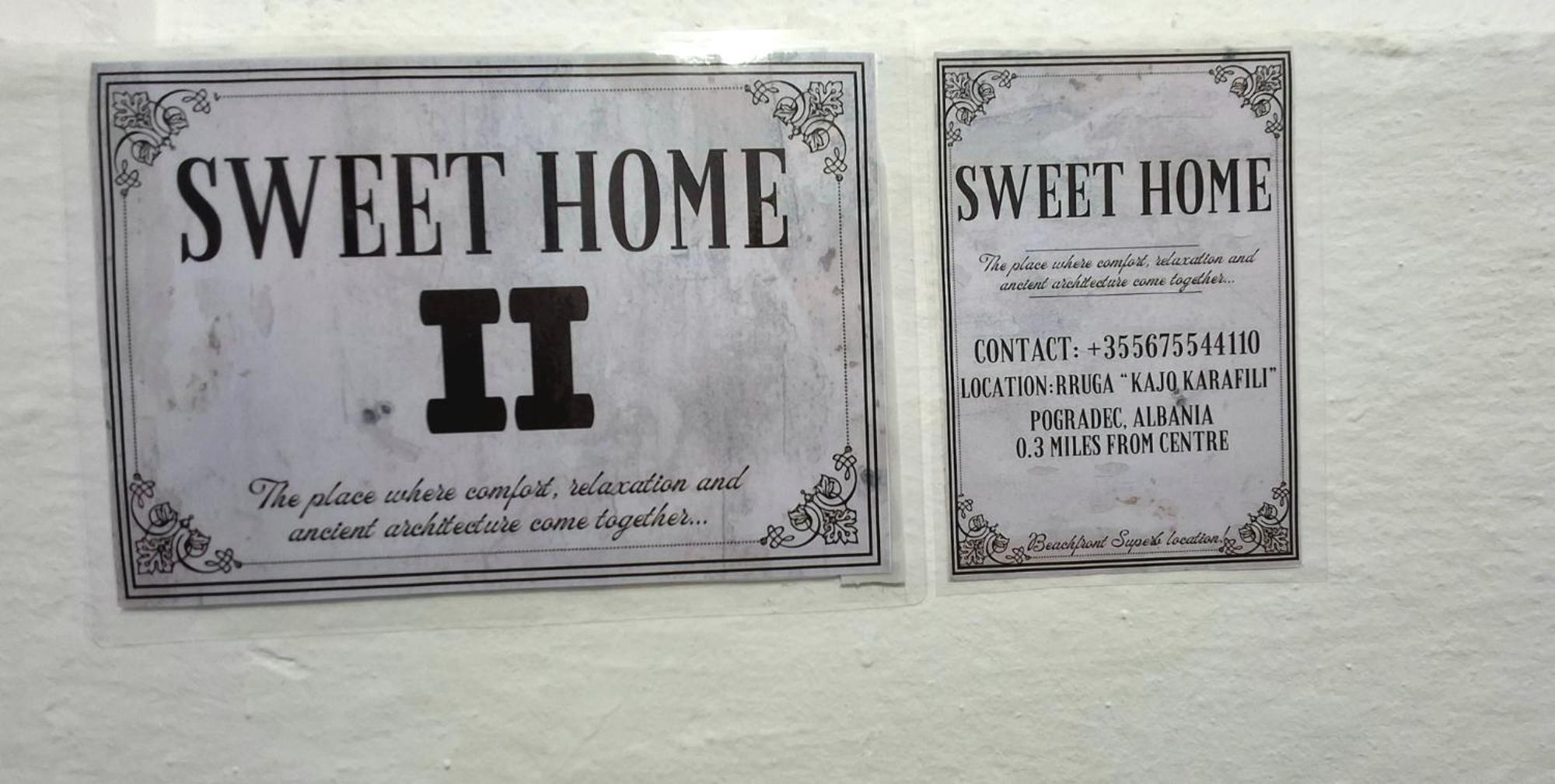 Sweet Home Pogradec Esterno foto